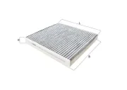 Filter, Innenraumluft KNECHT LAK 2158