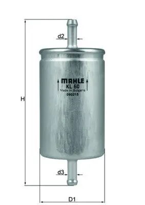 Kraftstofffilter KNECHT KL 60