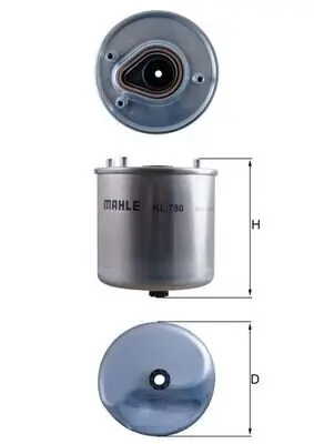 Kraftstofffilter KNECHT KL 780 Bild Kraftstofffilter KNECHT KL 780