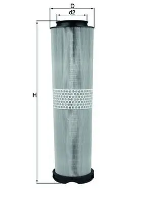 Luftfilter KNECHT LX 816/6 Bild Luftfilter KNECHT LX 816/6