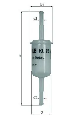 Kraftstofffilter KNECHT KL 15 OF Bild Kraftstofffilter KNECHT KL 15 OF