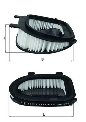 Luftfilter KNECHT LX 3541 Bild Luftfilter KNECHT LX 3541