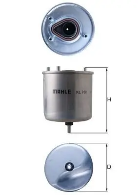 Kraftstofffilter KNECHT KL 788 Bild Kraftstofffilter KNECHT KL 788