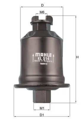 Kraftstofffilter KNECHT KL 513 Bild Kraftstofffilter KNECHT KL 513