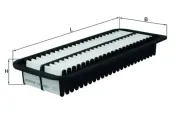 Luftfilter KNECHT LX 2027