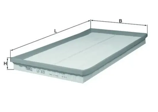 Luftfilter KNECHT LX 3031 Bild Luftfilter KNECHT LX 3031