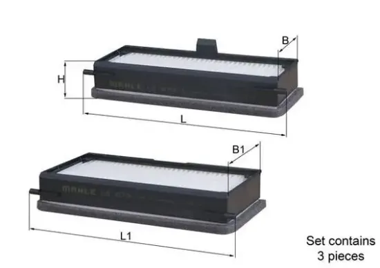 Filter, Innenraumluft KNECHT LA 679/S Bild Filter, Innenraumluft KNECHT LA 679/S