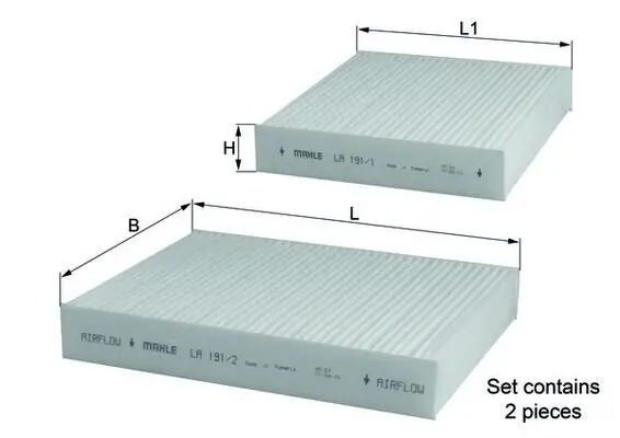 Filter, Innenraumluft KNECHT LA 191/S