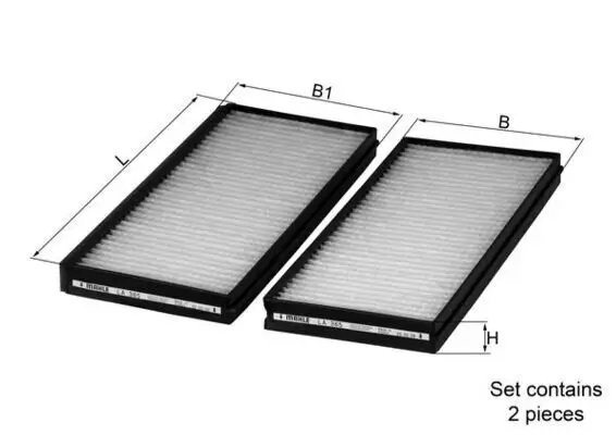 Filter, Innenraumluft KNECHT LA 365/S