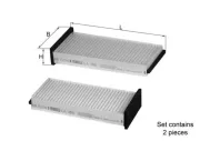 Filter, Innenraumluft KNECHT LA 366/S