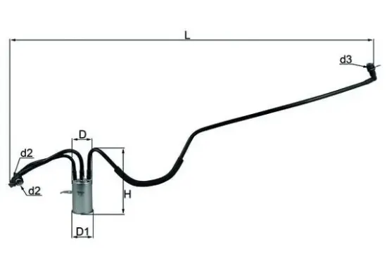 Kraftstofffilter KNECHT KL 553 Bild Kraftstofffilter KNECHT KL 553