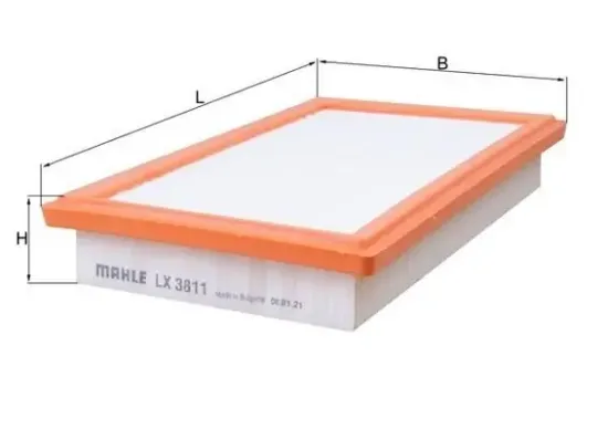 Luftfilter KNECHT LX 3811 Bild Luftfilter KNECHT LX 3811