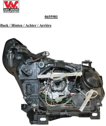 Hauptscheinwerfer links VAN WEZEL 0655981 Bild Hauptscheinwerfer links VAN WEZEL 0655981