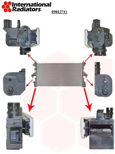 Kühler, Motorkühlung VAN WEZEL 09012711 Bild Kühler, Motorkühlung VAN WEZEL 09012711