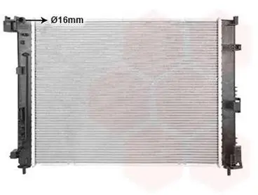 Kühler, Motorkühlung VAN WEZEL 13012714 Bild Kühler, Motorkühlung VAN WEZEL 13012714