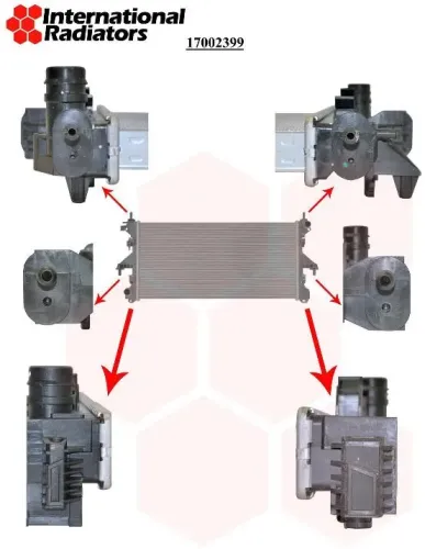 Kühler, Motorkühlung VAN WEZEL 17002399 Bild Kühler, Motorkühlung VAN WEZEL 17002399