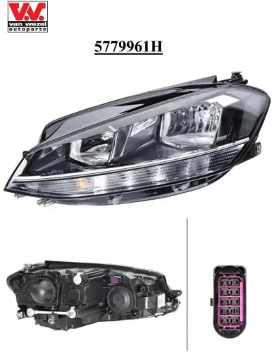 Hauptscheinwerfer links VAN WEZEL 5775961H Bild Hauptscheinwerfer links VAN WEZEL 5775961H