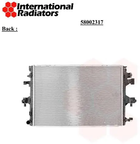 Kühler, Motorkühlung VAN WEZEL 58002317 Bild Kühler, Motorkühlung VAN WEZEL 58002317