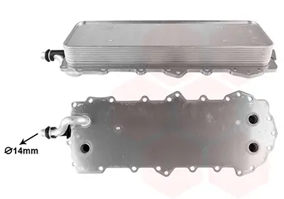 Ölkühler, Motoröl VAN WEZEL 02013708 Bild Ölkühler, Motoröl VAN WEZEL 02013708
