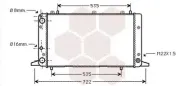 Kühler, Motorkühlung VAN WEZEL 03002053