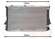 Kühler, Motorkühlung VAN WEZEL 03002084