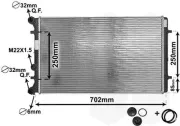 Kühler, Motorkühlung VAN WEZEL 03002129