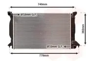 Kühler, Motorkühlung VAN WEZEL 03002207