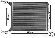 Kühler, Motorkühlung VAN WEZEL 03002220