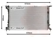 Kühler, Motorkühlung VAN WEZEL 03002292