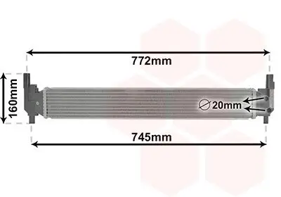 Kühler, Motorkühlung VAN WEZEL 03002346