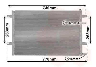 Kühler, Motorkühlung VAN WEZEL 03002417 Bild Kühler, Motorkühlung VAN WEZEL 03002417