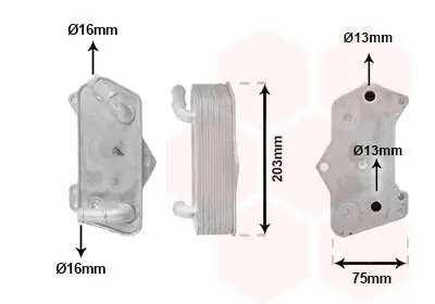 Ölkühler, Automatikgetriebe VAN WEZEL 03003435