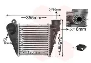 Ladeluftkühler VAN WEZEL 03004185