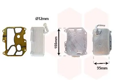 Ölkühler, Motoröl VAN WEZEL 03012713