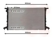 Kühler, Motorkühlung VAN WEZEL 03012721