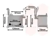 Ölkühler, Motoröl VAN WEZEL 03013705