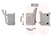 Ölkühler, Motoröl VAN WEZEL 03013717