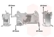 Ölkühler, Automatikgetriebe VAN WEZEL 03013722