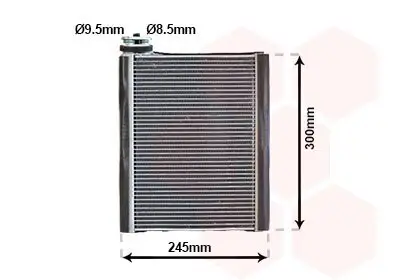 Verdampfer, Klimaanlage VAN WEZEL 0301V700 Bild Verdampfer, Klimaanlage VAN WEZEL 0301V700