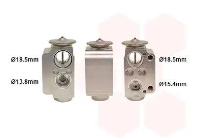 Expansionsventil, Klimaanlage VAN WEZEL 06001240 Bild Expansionsventil, Klimaanlage VAN WEZEL 06001240