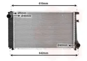 Kühler, Motorkühlung VAN WEZEL 06002104