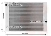 Kühler, Motorkühlung VAN WEZEL 06002285