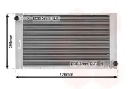 Kühler, Motorkühlung VAN WEZEL 06002287