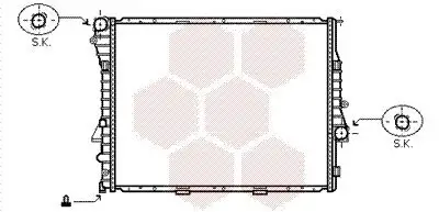 Kühler, Motorkühlung VAN WEZEL 06002302