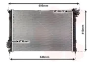 Kühler, Motorkühlung VAN WEZEL 06002307