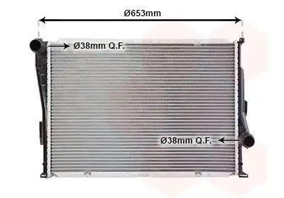 Kühler, Motorkühlung VAN WEZEL 06002335 Bild Kühler, Motorkühlung VAN WEZEL 06002335