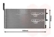 Kühler, Motorkühlung VAN WEZEL 06002583