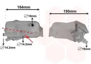 Ölkühler, Automatikgetriebe VAN WEZEL 06003351