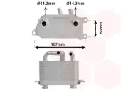 Ölkühler, Automatikgetriebe VAN WEZEL 06003401