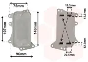 Ölkühler, Automatikgetriebe VAN WEZEL 06003556